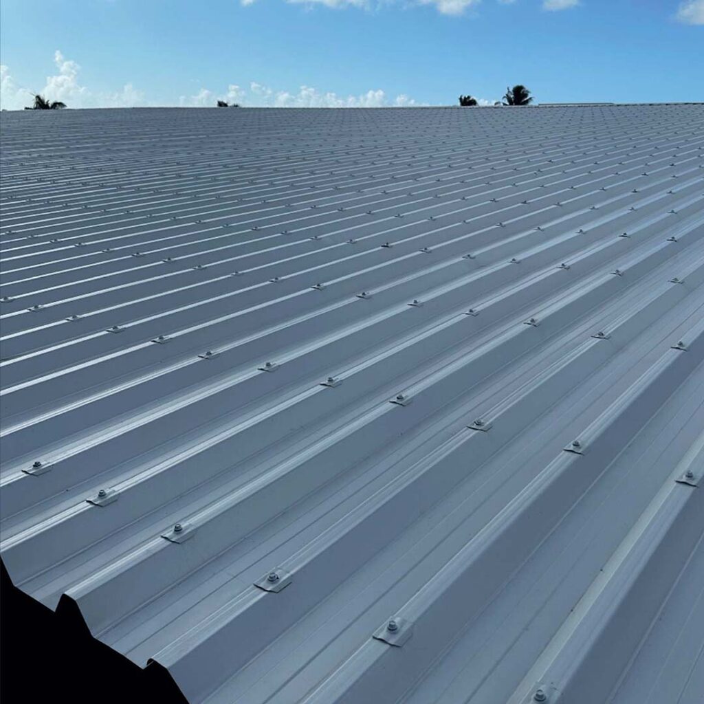 Ultra Rib Roof RPFL Multispan® Colorbond® Ultra® Surfmist with Surface Protection Film ...